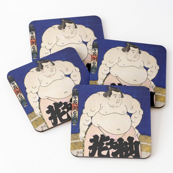 Item preview, Sumo Wrestler Vintage Japanese Ukiyo-e Woodblock Print Utagawa Kunisada designed and sold by vekotpu.