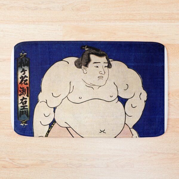 Item preview, Sumo Wrestler Vintage Japanese Ukiyo-e Woodblock Print Utagawa Kunisada designed and sold by vekotpu.