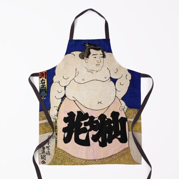 Item preview, Sumo Wrestler Vintage Japanese Ukiyo-e Woodblock Print Utagawa Kunisada designed and sold by vekotpu.