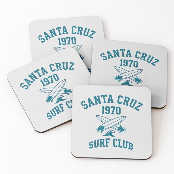 Item preview, Santa Cruz Surf Club 1970 Minimal Teal Design designed and sold by NUSA NIPA.