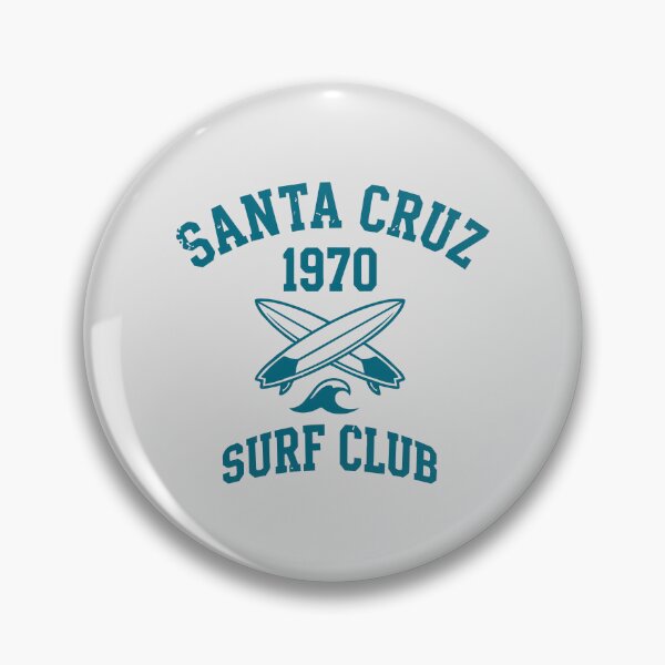 Item preview, Santa Cruz Surf Club 1970 Minimal Teal Design designed and sold by NUSA NIPA.