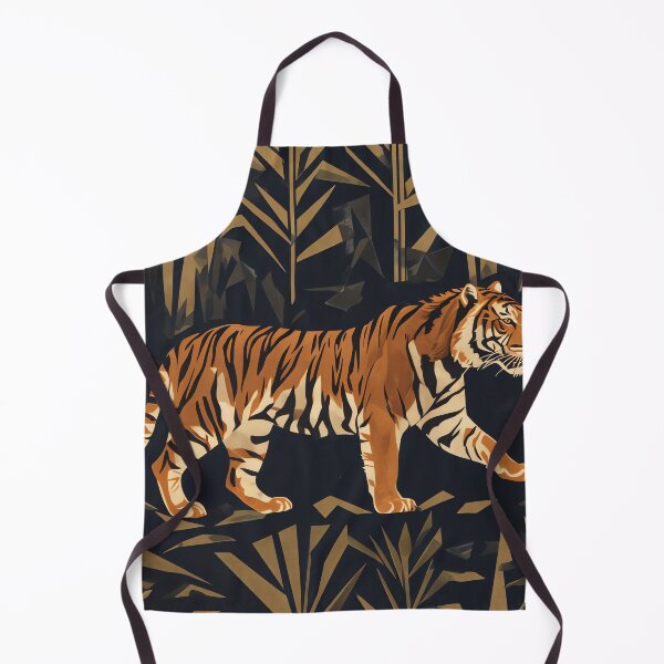 Item preview, Mid-Century Jungle Prowl designed and sold by ONYX Pixee.