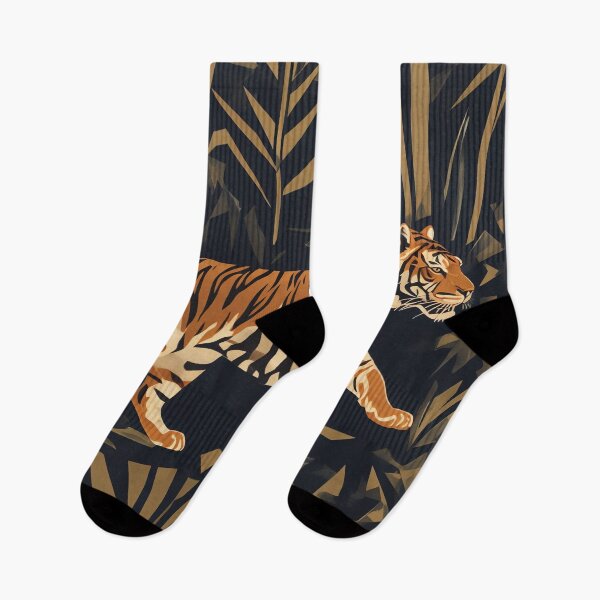 Item preview, Mid-Century Jungle Prowl designed and sold by ONYX Pixee.