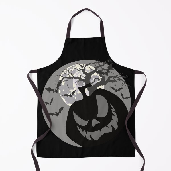 Item preview, Spooky Halloween pumpkin in front of a full moon designed and sold by MiPa78.