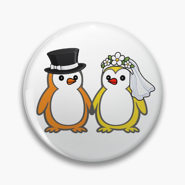 Item preview, Pippo Wedding – Bride & Groom Penguins Set 6 designed and sold by Pippo-Penguin.