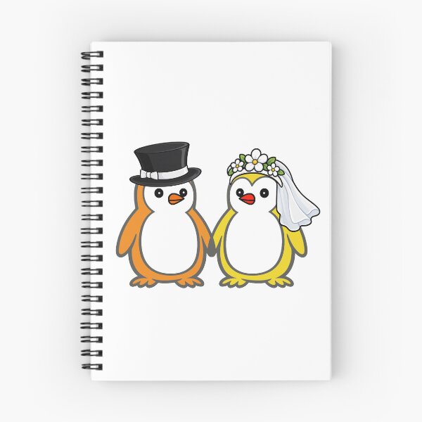 Item preview, Pippo Wedding – Bride & Groom Penguins Set 6 designed and sold by Pippo-Penguin.