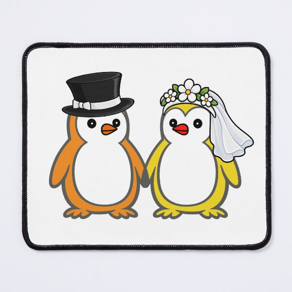 Item preview, Pippo Wedding – Bride & Groom Penguins Set 6 designed and sold by Pippo-Penguin.