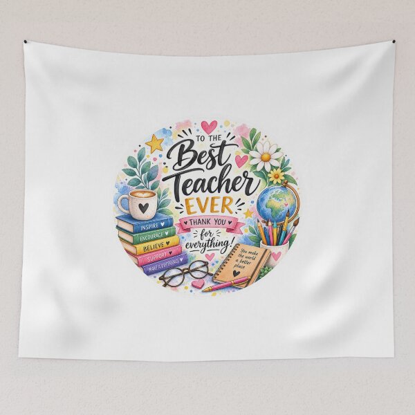 Item preview, Best Teacher Ever Thank You for Everything designed and sold by GusiaTreasures.