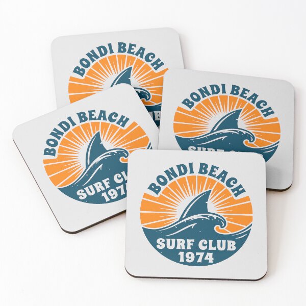 Item preview, Bondi Beach Surf Club 1974 Sunburst Shark Fin designed and sold by NUSA NIPA.