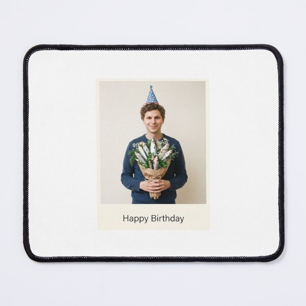 Item preview, Michael cera birthday fish bouquet gift cake memes happy Funny prank meme  weird  designed and sold by CheeseBlueprint.
