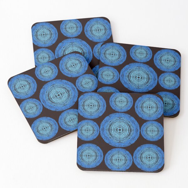 Item preview, Blue Ocean Ripples Pattern designed and sold by LittleHappiness by Kamollak .