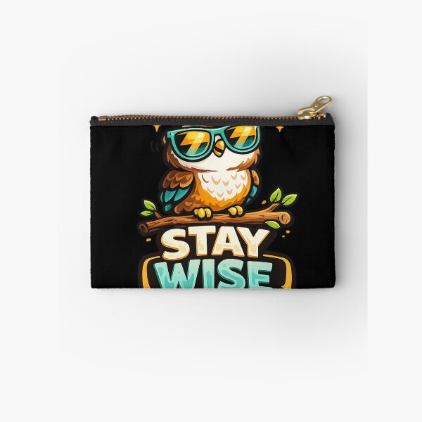 Item preview, Stay Wise – Cool Owl Wisdom Design designed and sold by ArtisticHeart21.