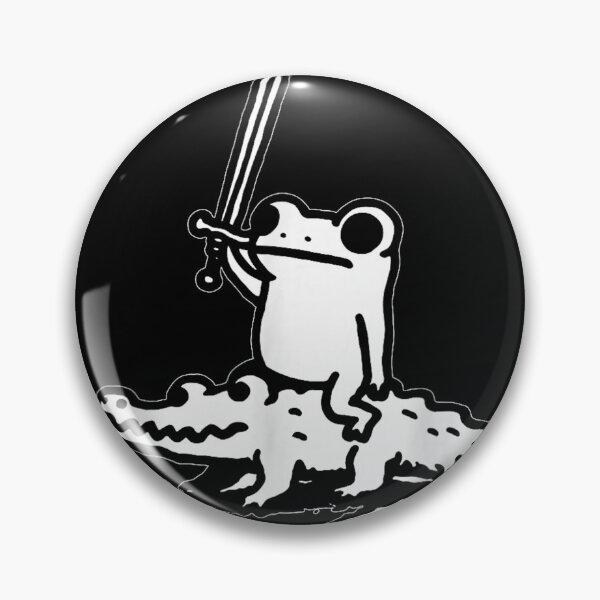 Item preview, I Will Succeed Because I Am Insane Funny Frog Crocodile Meme designed and sold by daystaffin.