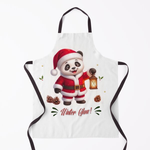 Item preview, Cute Christmas Santa Panda Winter Glow Sticker designed and sold by EnginerdStudio.