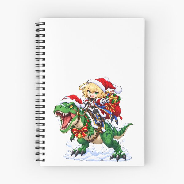 Item preview, Jin Kisaragi BlazBlue Christmas T Rex Ride designed and sold by mildaclairmo.