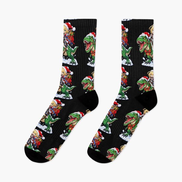 Item preview, Jin Kisaragi BlazBlue Christmas T Rex Ride designed and sold by mildaclairmo.