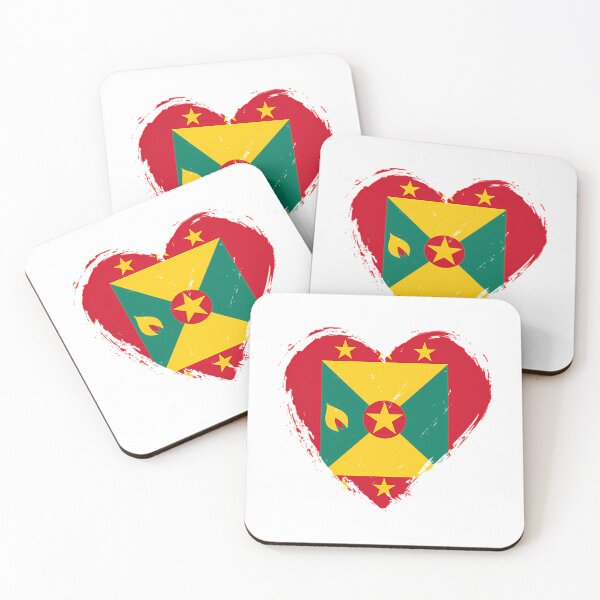 Item preview, Distressed Grenada Flag Heart Gd designed and sold by karmyn-clawso.
