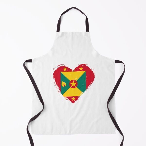 Item preview, Distressed Grenada Flag Heart Gd designed and sold by karmyn-clawso.