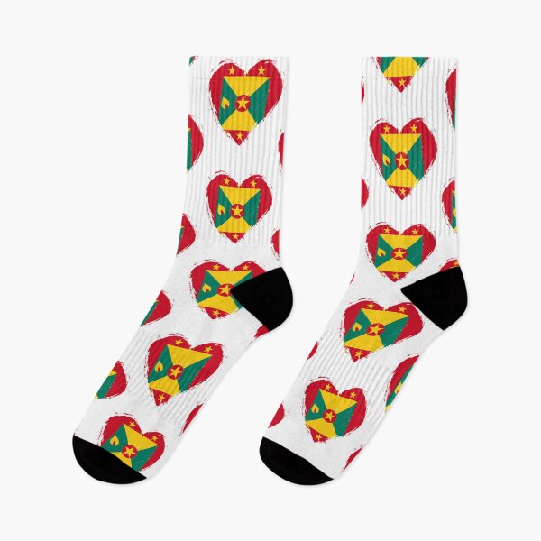 Item preview, Distressed Grenada Flag Heart Gd designed and sold by karmyn-clawso.