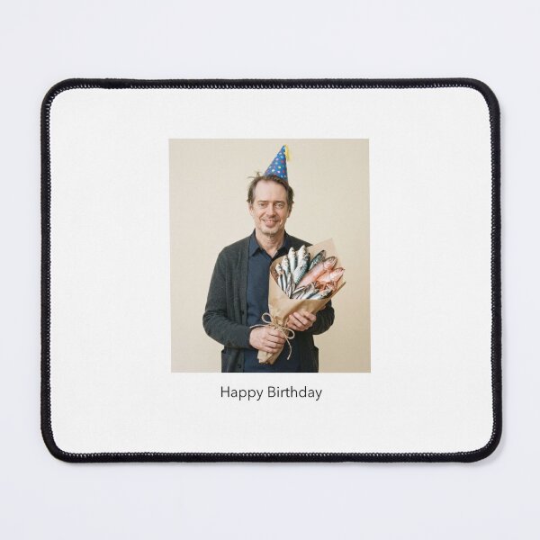 Item preview, Steve buscemi birthday fish bouquet gift cake memes happy Funny prank meme weird designed and sold by CheeseBlueprint.