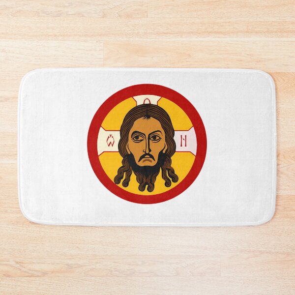 Item preview, Icon Of The Mandylion With Red Background designed and sold by kamran-cordes.