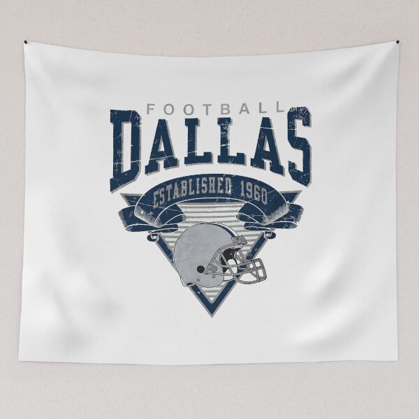 Aperçu de l'œuvre Casque de football rétro de Dallas établi créée et vendue par eLograsso.