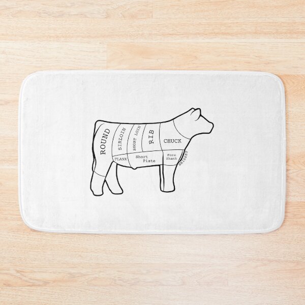 Item preview, Butcher Cut Show Steer Silhouette  - Not For Resale Without Permission designed and sold by jazlee-nwallin.