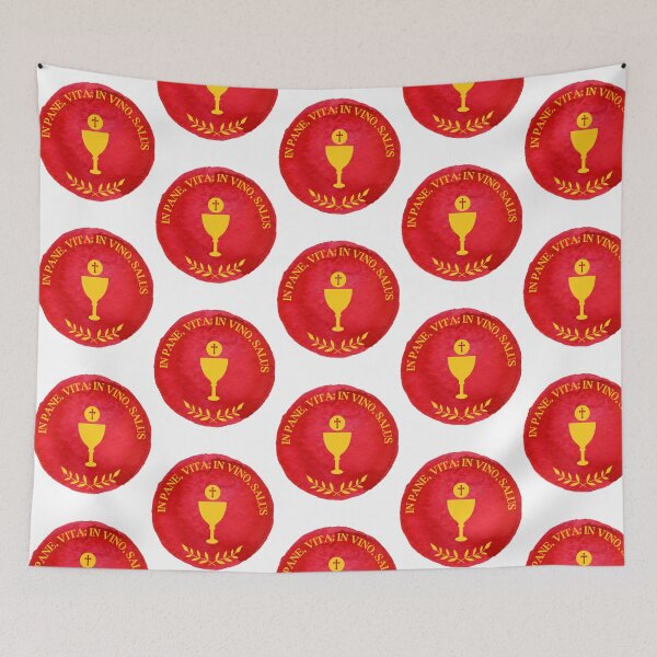 Item preview, In Pane Vita Eucharist Red designed and sold by kamran-cordes.
