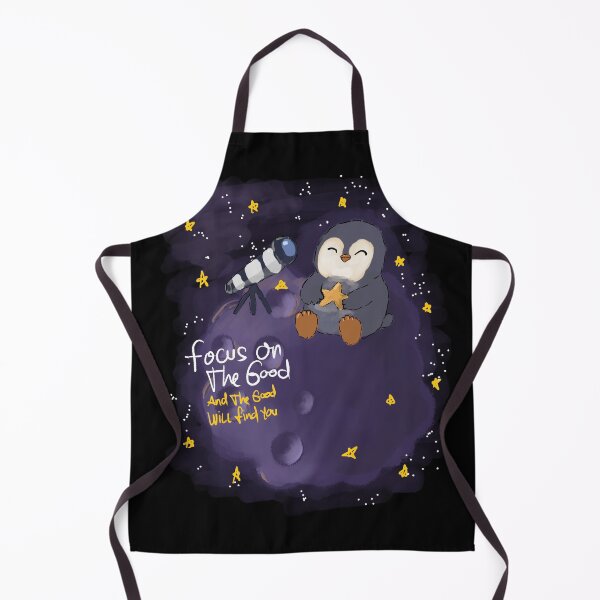 Item preview, Penguin Stargazing Space Quotes designed and sold by Vhitolock.