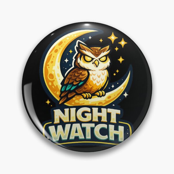 Item preview, Night Watch – Wise Owl Moonlight Design designed and sold by ArtisticHeart21.