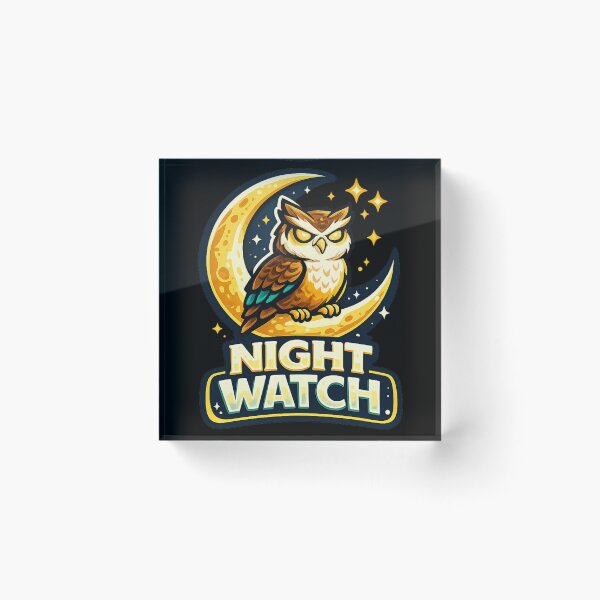 Item preview, Night Watch – Wise Owl Moonlight Design designed and sold by ArtisticHeart21.