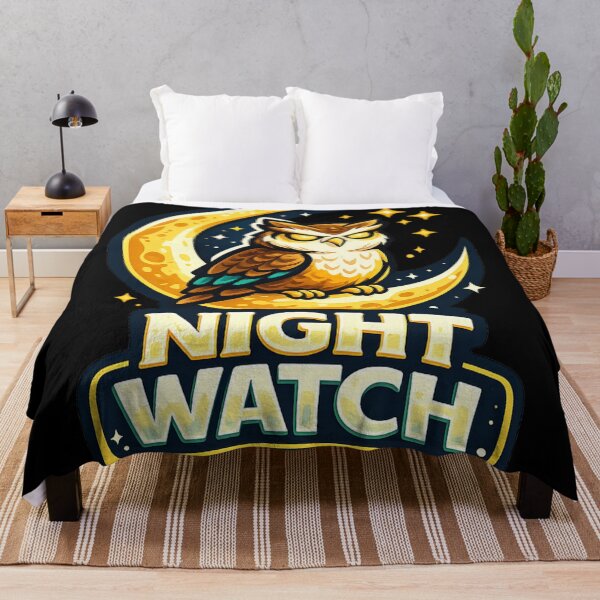 Item preview, Night Watch – Wise Owl Moonlight Design designed and sold by ArtisticHeart21.