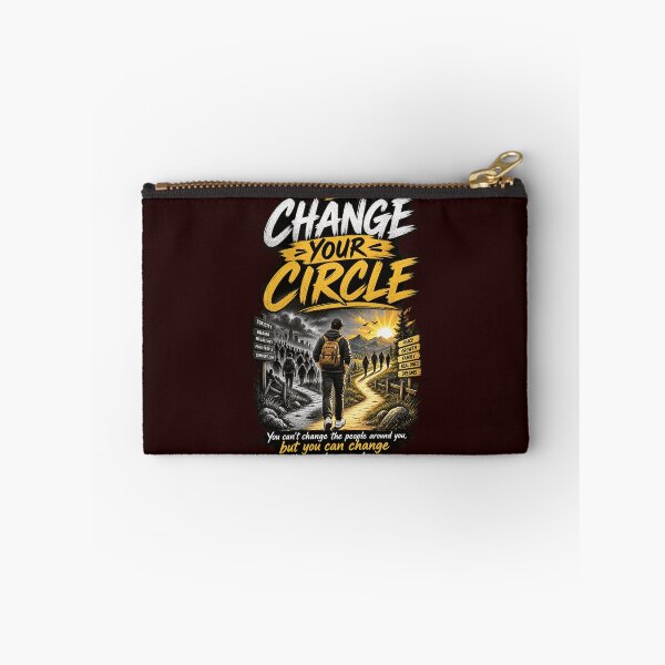 Item preview, Change Your Circle Motivational Art designed and sold by WearTheVibe Store.