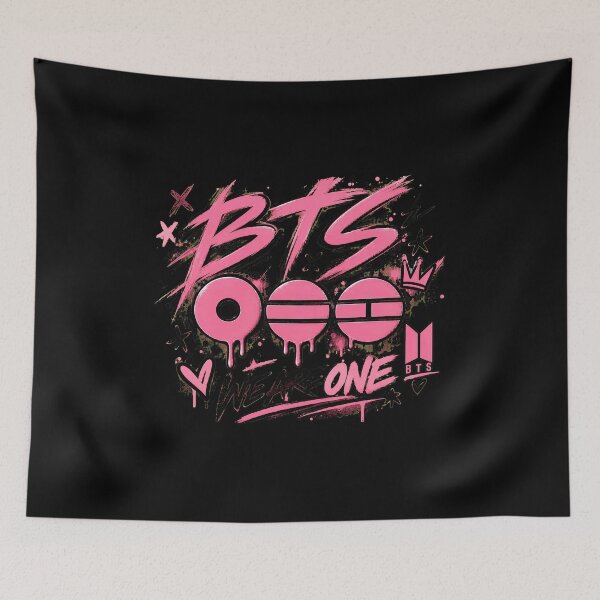 Item preview, K-Pop Fan Art Graffiti Pink designed and sold by ickDaniele198.