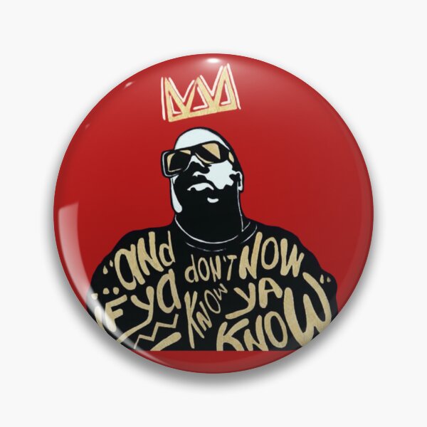 Item preview, Biggie Smalls Crown And If Ya Don't Know Lyric Art designed and sold by Ikooblooks.