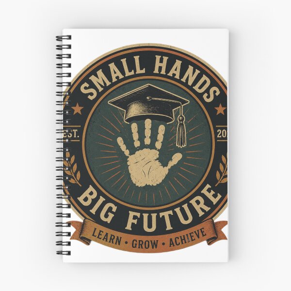 Item preview, Small Hands Big Future Graduation School Education Design designed and sold by Haque Designs.