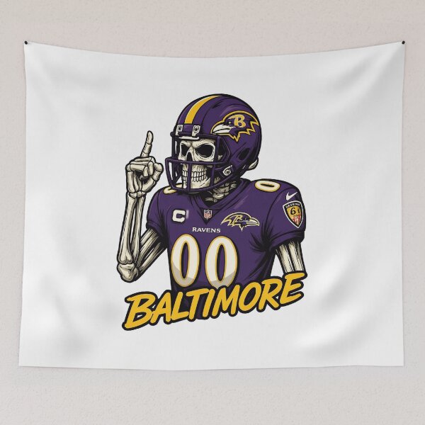 Item preview, Skeleton Football Fan designed and sold by JudyJenni82877.