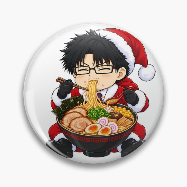 Item preview, Jin Kagemori Daemons of the Shadow Realm Christmas Ramen designed and sold by mildaclairmo.