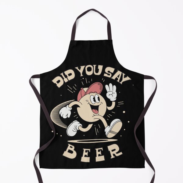 Item preview, Did You Say Beer Funny Cartoon Drinking Design designed and sold by TipTop GFX.