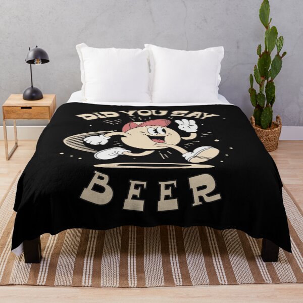 Item preview, Did You Say Beer Funny Cartoon Drinking Design designed and sold by TipTop GFX.