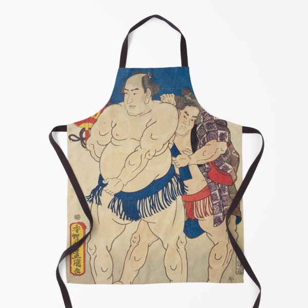 Item preview, Sumo Wrestler Iowazan Vintage Japanese Ukiyo-e Utagawa Kunisada designed and sold by vekotpu.