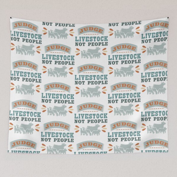 Item preview, Judge Livestock Not People - Showing Livestock designed and sold by jazlee-nwallin.