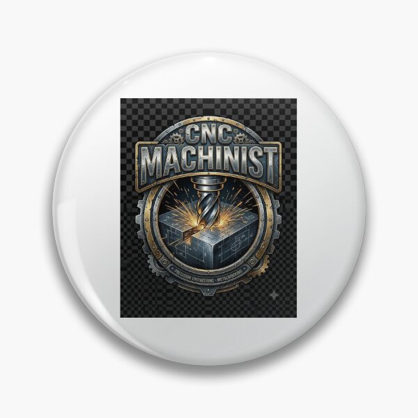 Item preview, CNC Machinist Industrial Milling Machine Operator Toolmaker Metalworking designed and sold by MalickaArt.