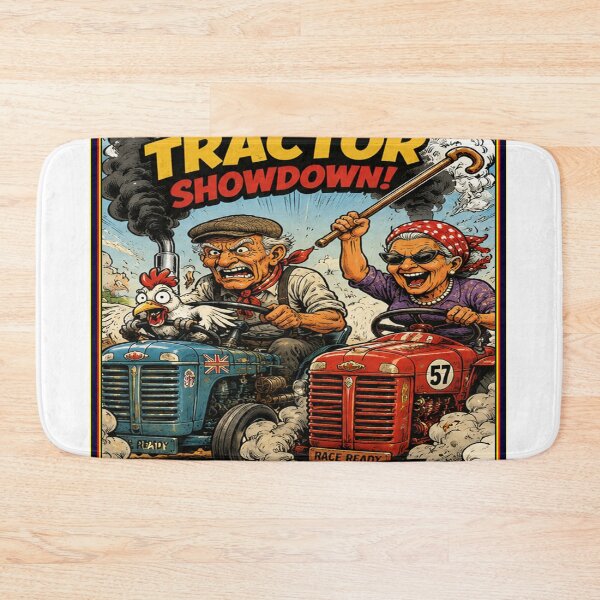 Item preview, Funny Retirement Racing Team Vintage Tractor Race Retro Comic designed and sold by frestshop.