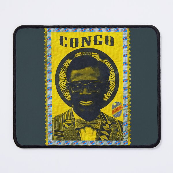 Item preview, Vintage Patrice Lumumba Congo Postage stamp - DRC Congo flag | Pan African revolutionary designed and sold by Youngkev-arts.