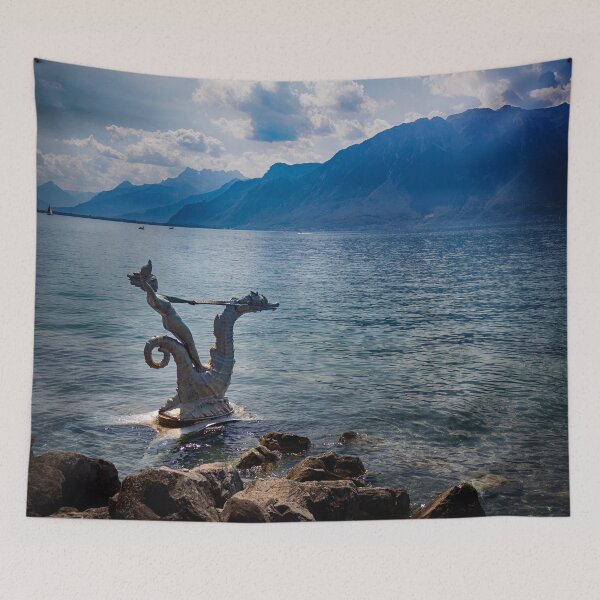 Item preview, L'Hippocampe (The Seahorse ) Lake Geneva, Switzerland designed and sold by Kathy Weaver.