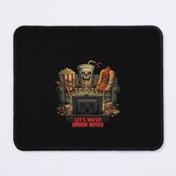 Item preview, Let's Watch Horror Movies Popcorn Soda Hot Dog Spooky designed and sold by PaletteArc.