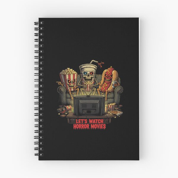 Item preview, Let's Watch Horror Movies Popcorn Soda Hot Dog Spooky designed and sold by PaletteArc.