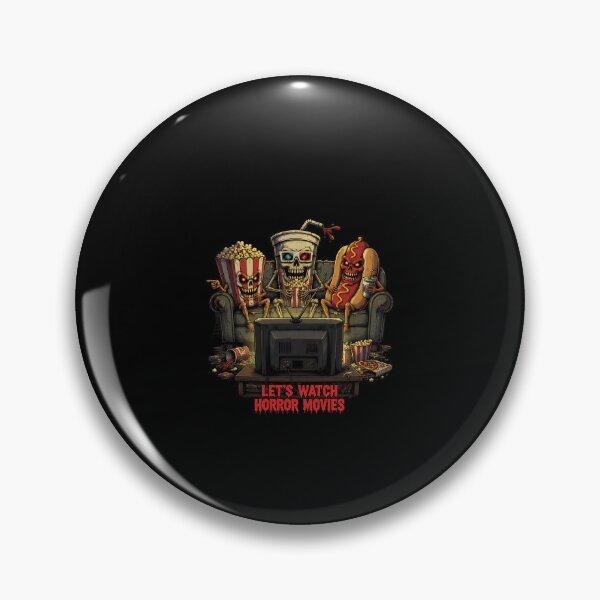 Item preview, Let's Watch Horror Movies Popcorn Soda Hot Dog Spooky designed and sold by PaletteArc.