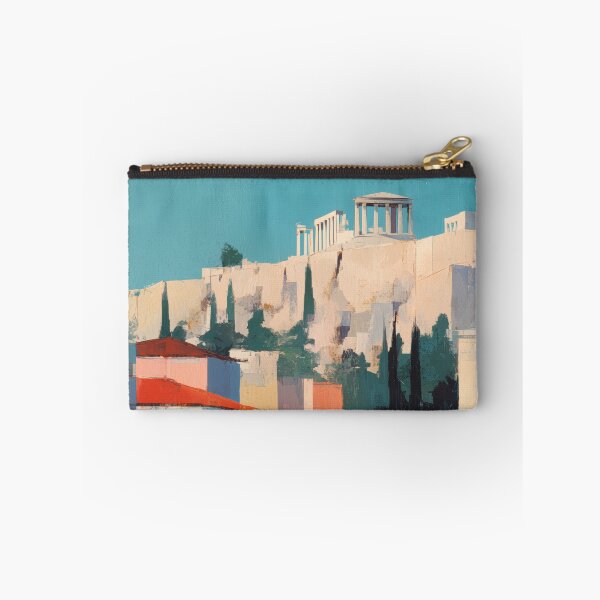 Item preview, Athens Acropolis, Whitewashed Street Decor designed and sold by MarkedArtPrints.